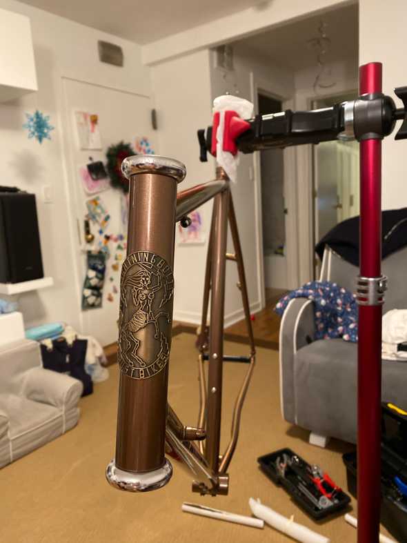 That Head Tube. My partner gave me no shit about it.